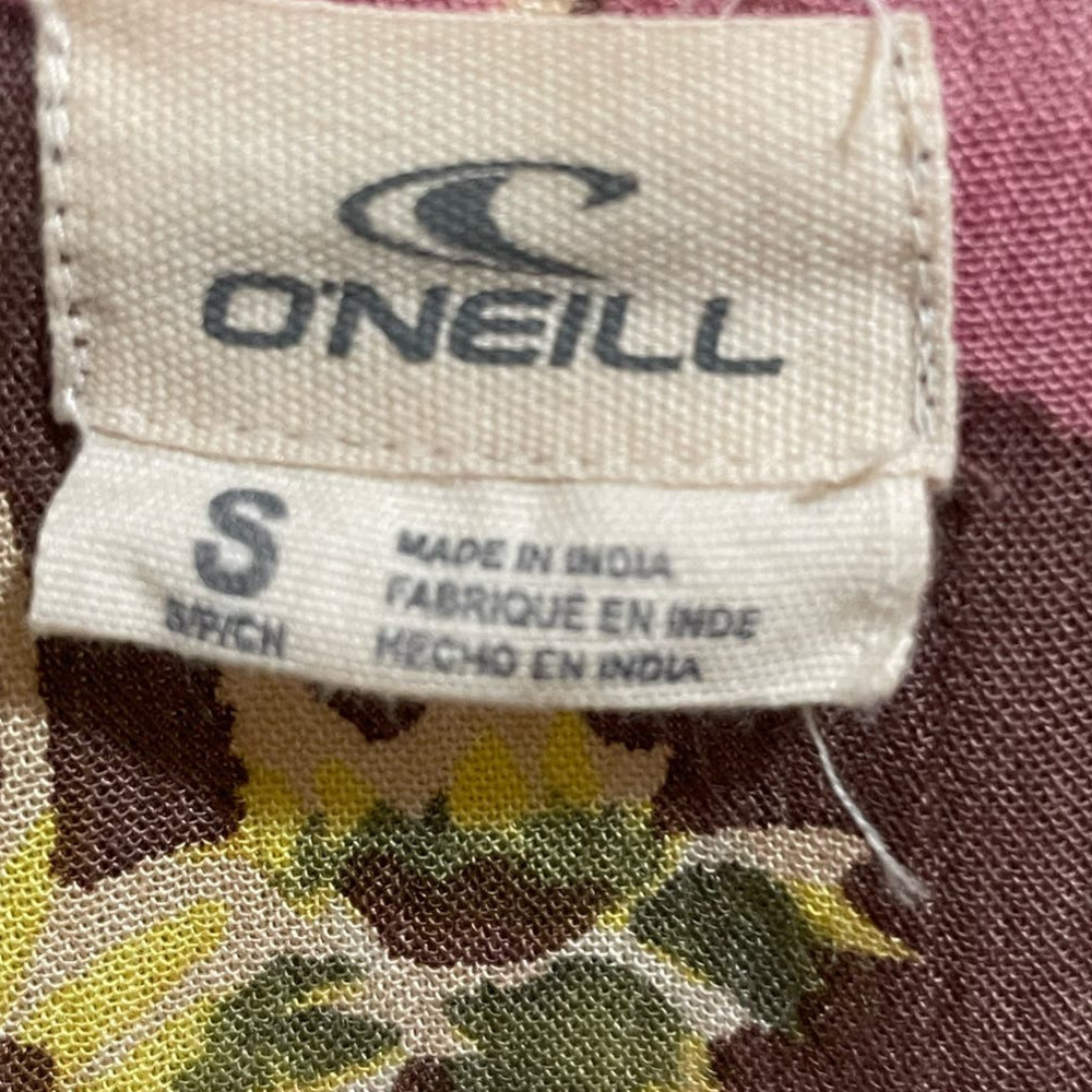 O'Neill Poppit  Floral Long Sleeve Mini Dress Size Small - Picture 15 of 17